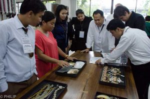 Participants visit Kor Landa Corporation, Mactan Economic Processing Zone, a French company engaged in high-end fashion jewelry based in Mactan, Cebu. (Photo credits: CFG) 