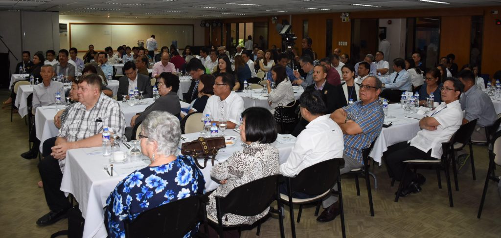 Shown is part of the large crowd that attended the forum.   (Photo by Ped Garcia) 